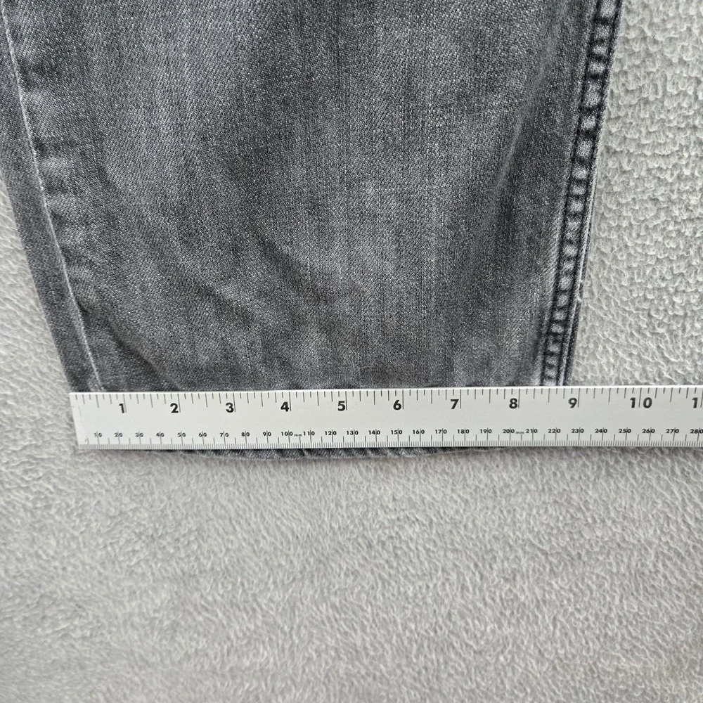 Levi's 514 Men Jeans 38X32 Gray Denim Slim Straight 30